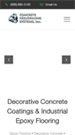 Mobile Screenshot of concrete-inc.com
